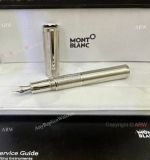 Luxury Replica Mont Blanc Mahatma Gandhi Stainless Steel Fountain Pen